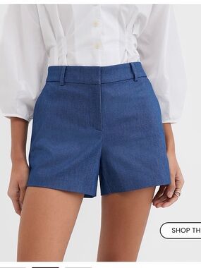 Loft Women's Classic riviera denim colored Tailored Shorts